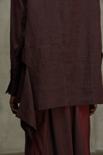 MANDARIN COLLAR LONG SKIRT