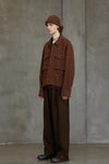BLUR STRIPED WORKERS JACKET