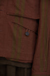 BLUR STRIPED WORKERS JACKET