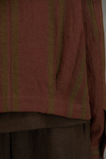 BLUR STRIPED WORKERS JACKET