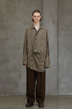 ASYMMETRIC STRIPED JACKET