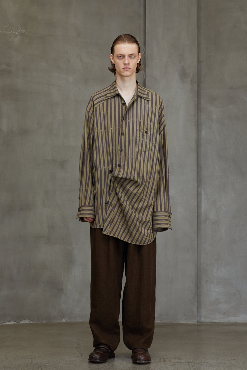 ASYMMETRIC STRIPED JACKET