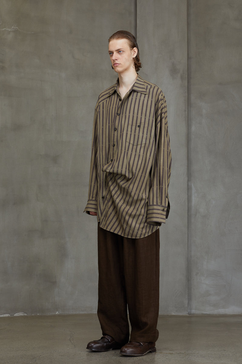 ASYMMETRIC STRIPED JACKET