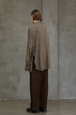 ASYMMETRIC STRIPED JACKET
