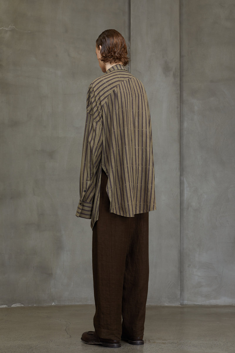 ASYMMETRIC STRIPED JACKET
