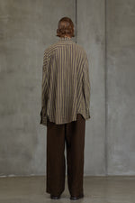 ASYMMETRIC STRIPED JACKET