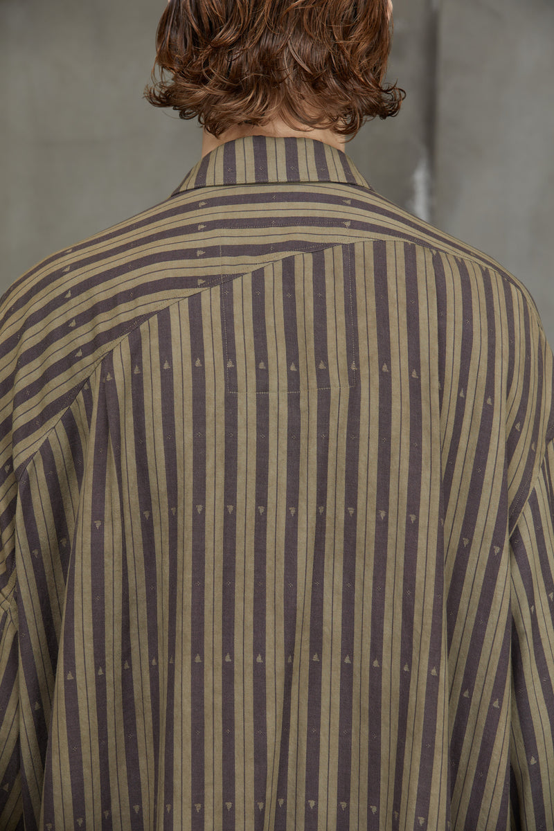ASYMMETRIC STRIPED JACKET