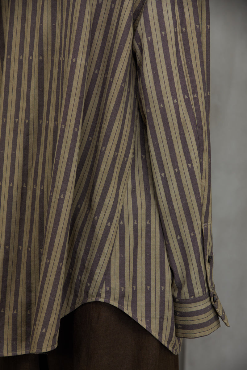 ASYMMETRIC STRIPED JACKET