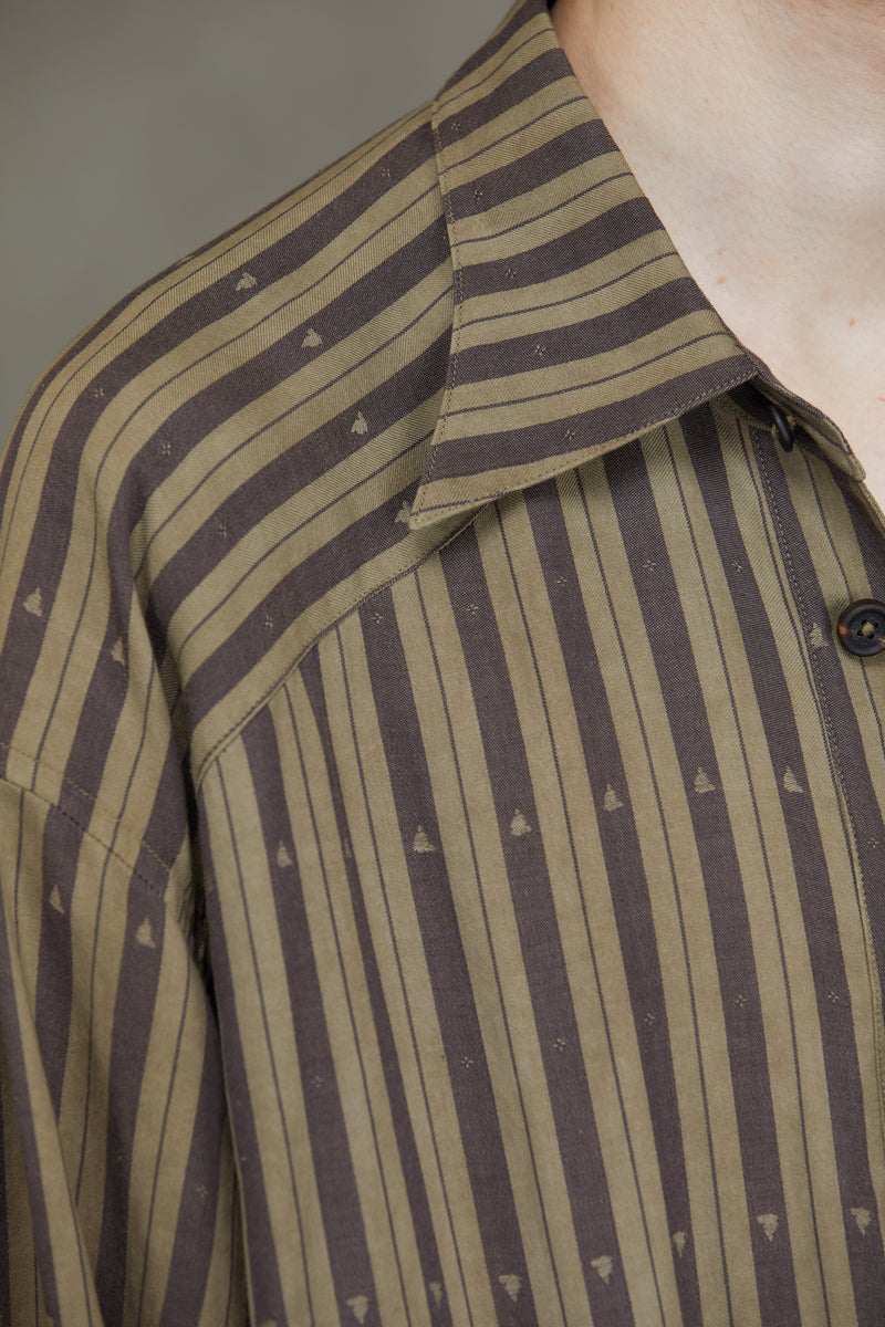 ASYMMETRIC STRIPED JACKET