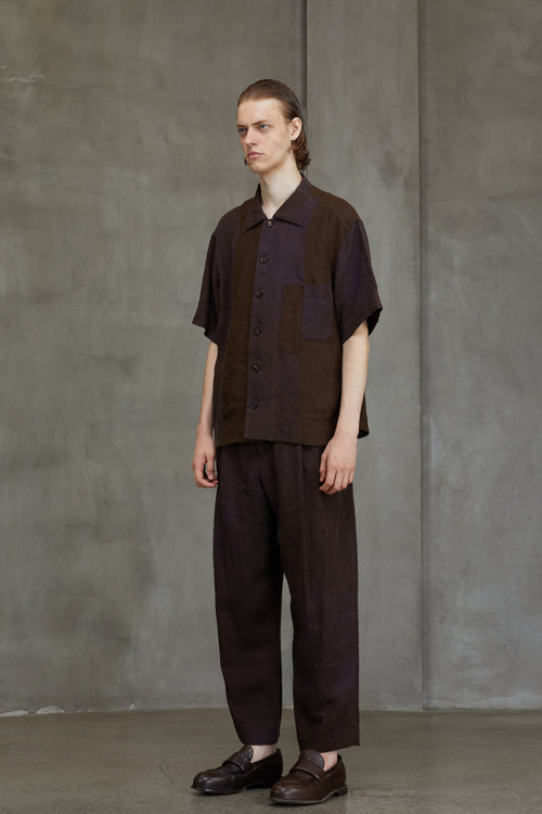 PATCHWORK SHORT SLEEVE SHIRT