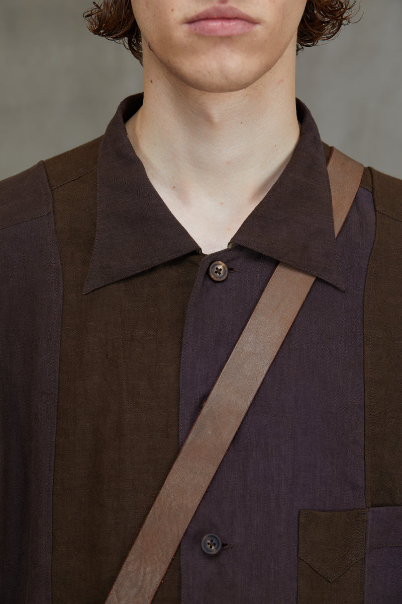 PATCHWORK SHORT SLEEVE SHIRT