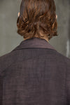DOUBLE BREASTED HIGH NECK SHIRT JACKET