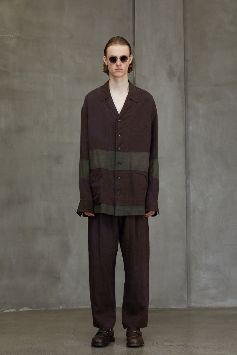 PATCHWORK SHIRT JACKET