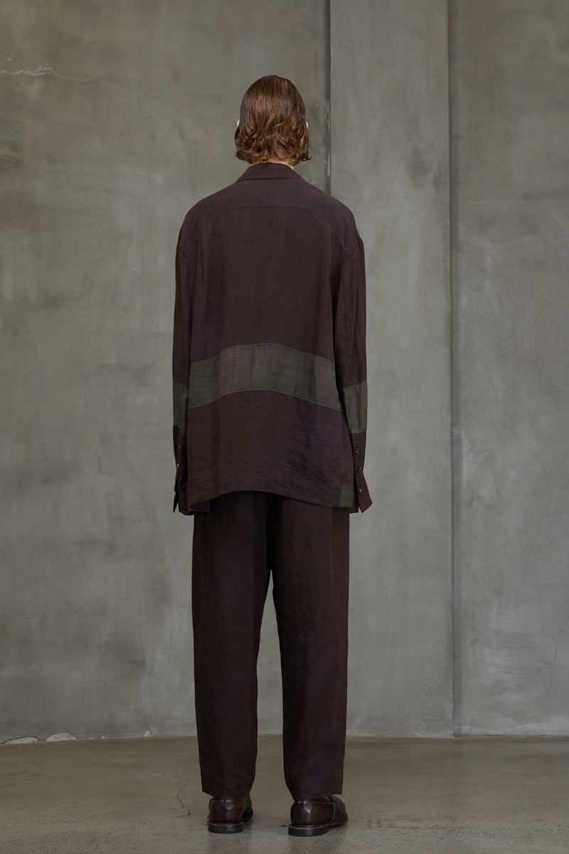 PATCHWORK SHIRT JACKET