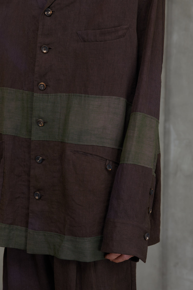PATCHWORK SHIRT JACKET