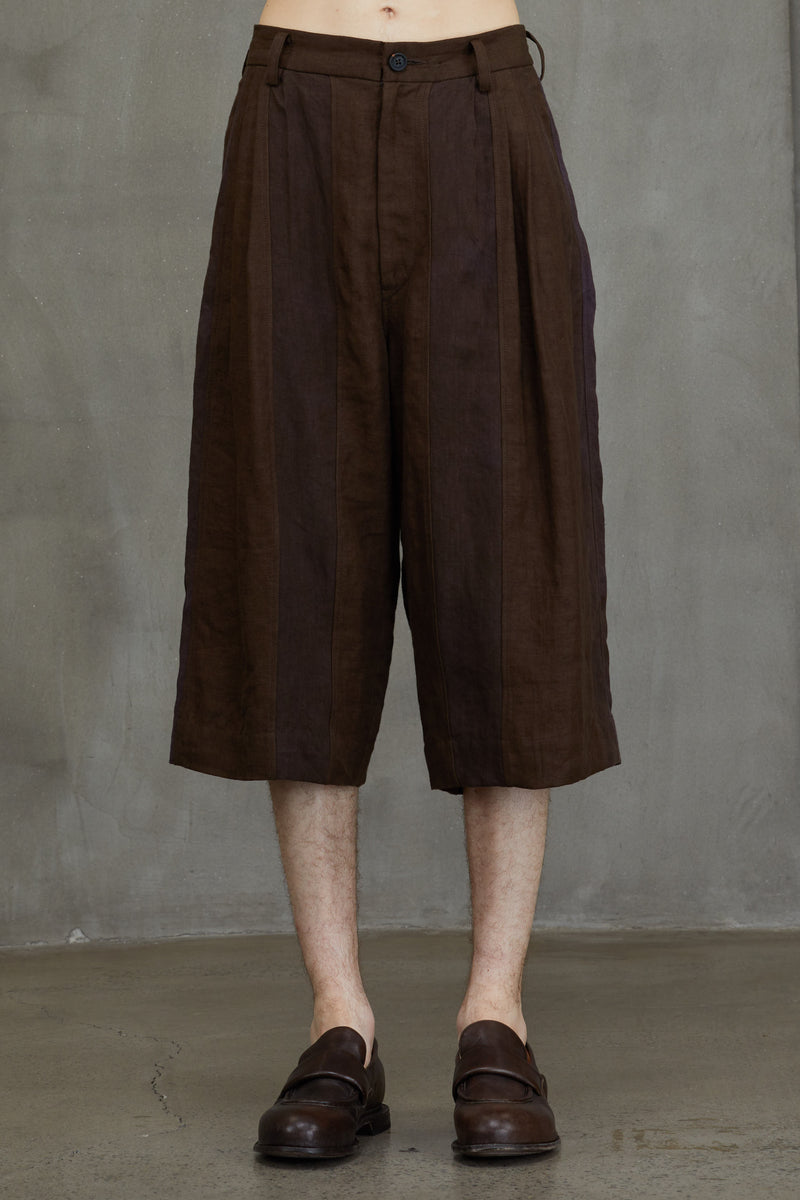 WIDE LEG CROPPED TROUSERS