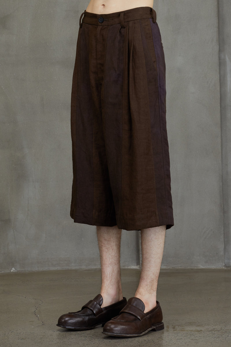 WIDE LEG CROPPED TROUSERS