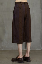 WIDE LEG CROPPED TROUSERS