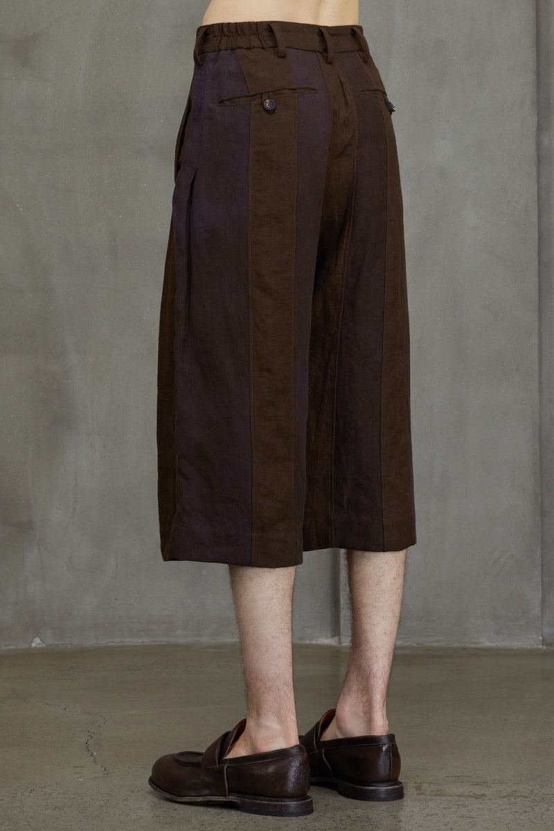 WIDE LEG CROPPED TROUSERS