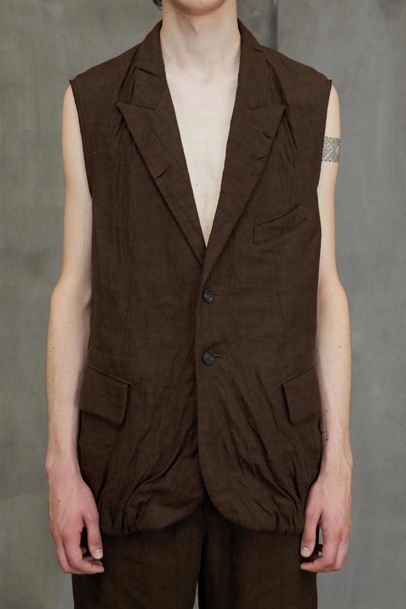 GATHERED WAISTCOAT