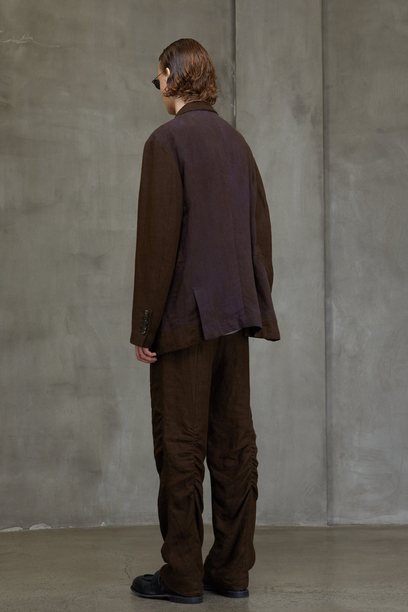 PATCHWORK 2 BUTTON JACKET