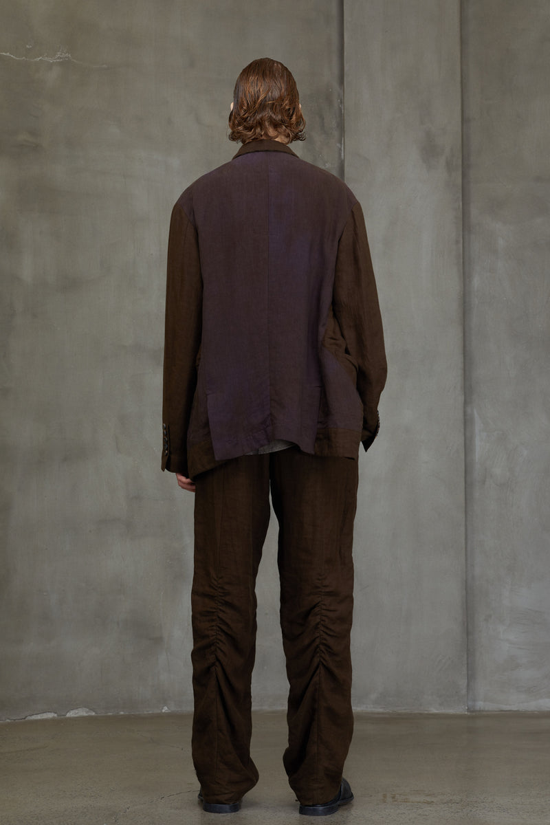 PATCHWORK 2 BUTTON JACKET