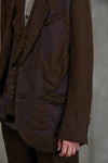 PATCHWORK 2 BUTTON JACKET