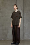HENLEY NECK T-SHIRT