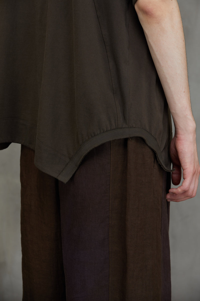 HENLEY NECK T-SHIRT