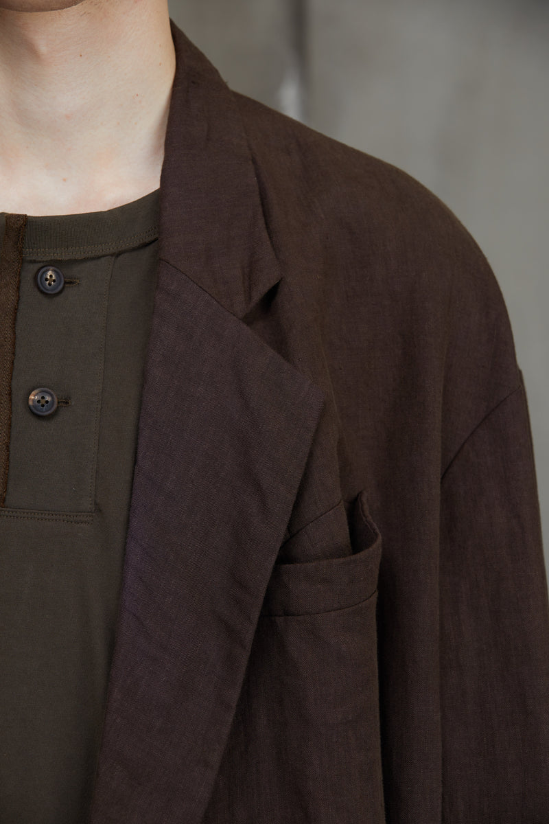 DOUBLE BREASTED LONG JACKET