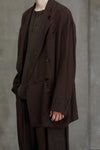 DOUBLE BREASTED LONG JACKET