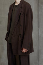 DOUBLE BREASTED LONG JACKET