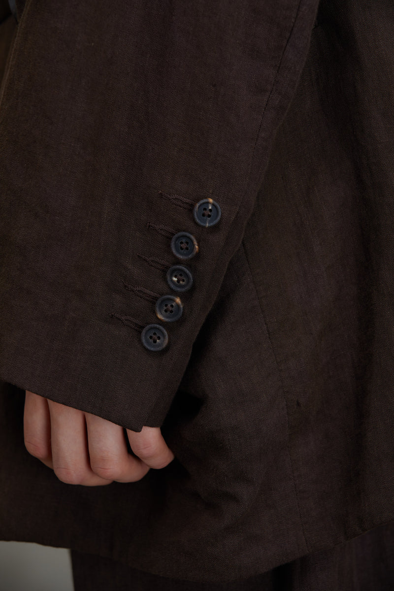 DOUBLE BREASTED LONG JACKET