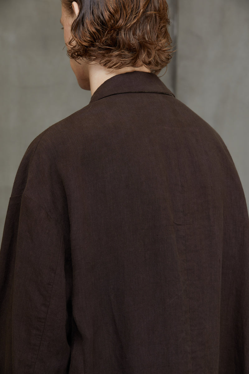 DOUBLE BREASTED LONG JACKET