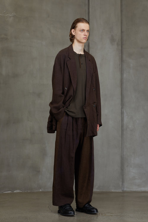 DOUBLE BREASTED LONG JACKET