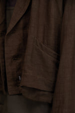 DOUBLE BREASTED CROPPED JACKET