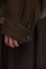 DOUBLE BREASTED CROPPED JACKET