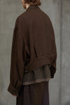 DOUBLE BREASTED CROPPED JACKET