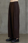 COLLAGED WIDE LEG TROUSERS