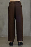 COLLAGED WIDE LEG TROUSERS