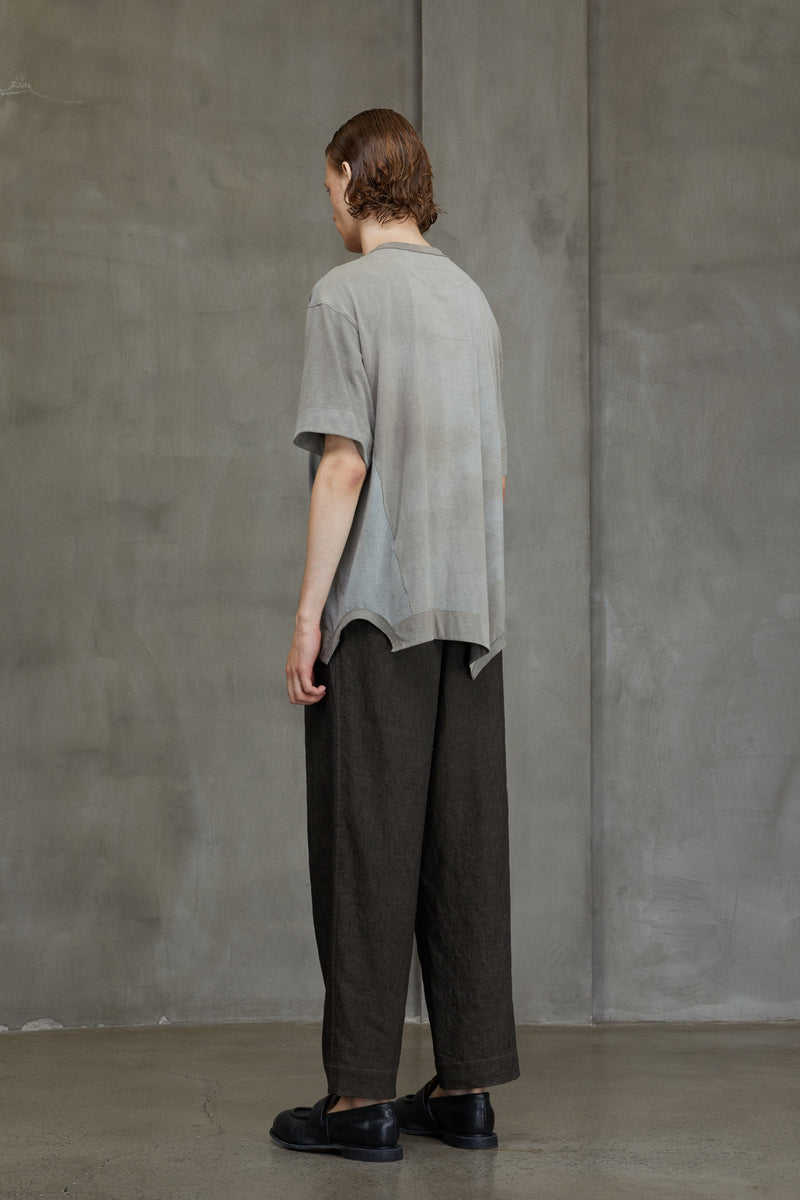 HENLEY NECK T-SHIRT