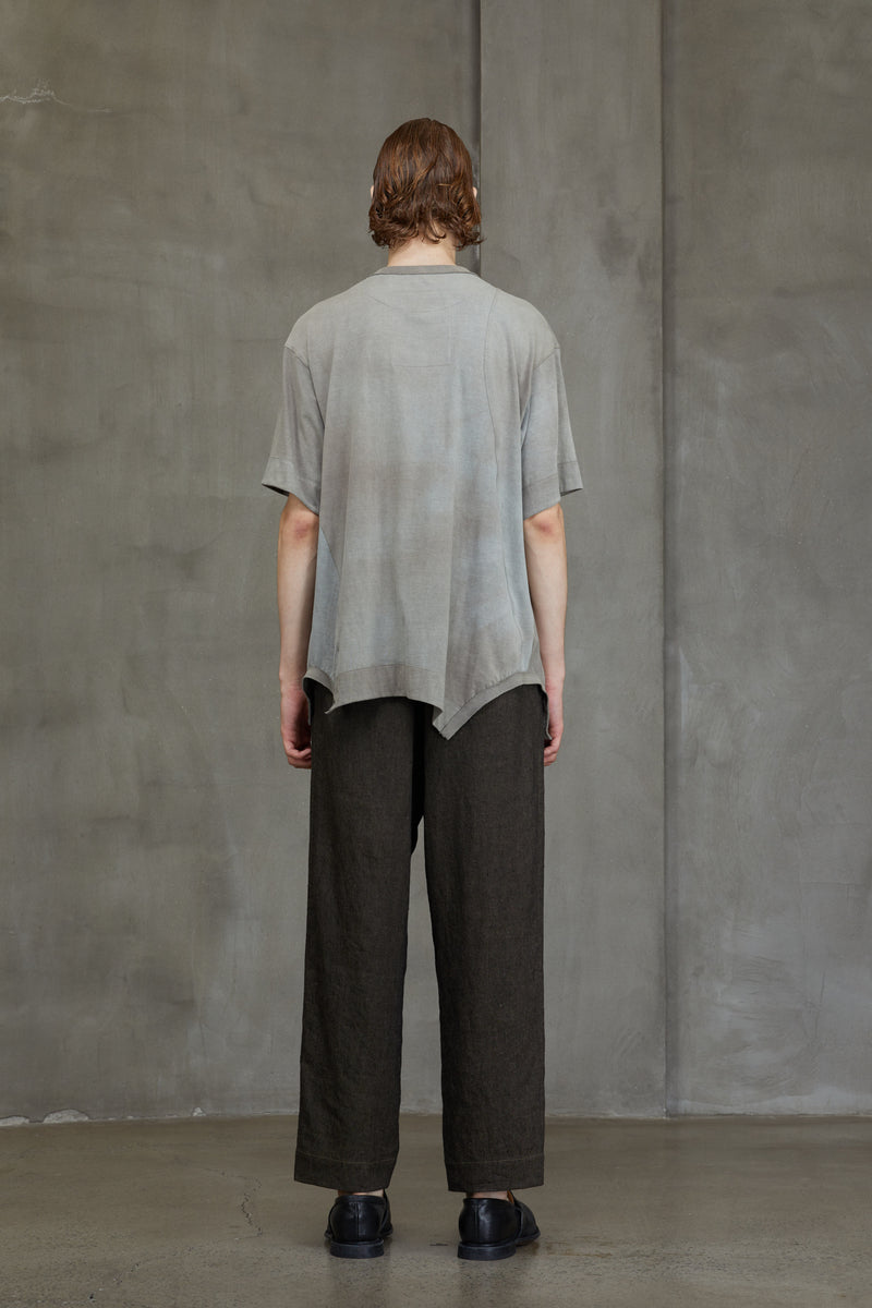 HENLEY NECK T-SHIRT