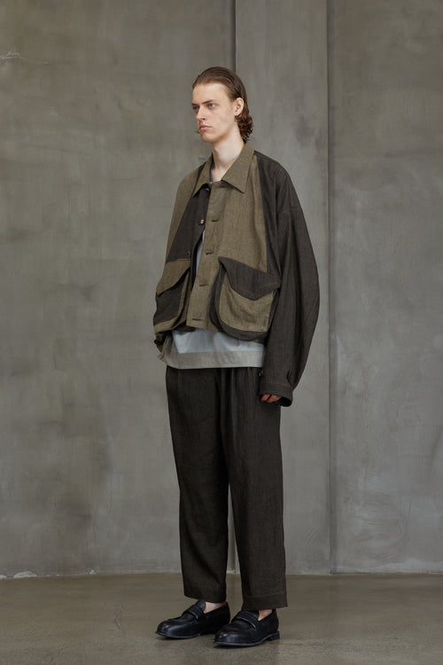COLLAGED WORKERS JACKET