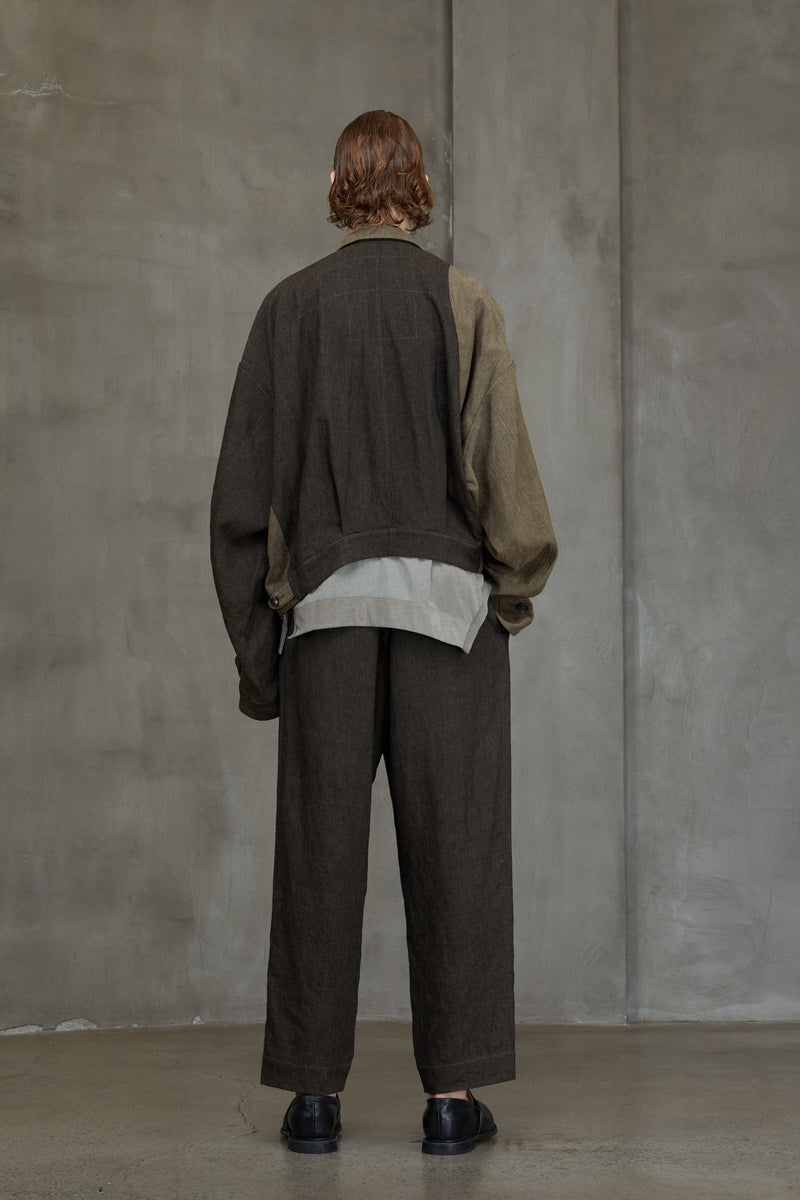 COLLAGED WORKERS JACKET