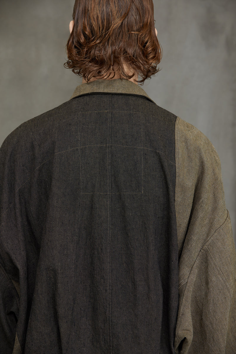 COLLAGED WORKERS JACKET