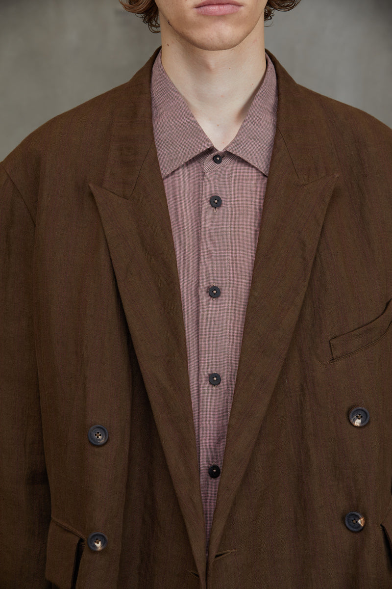 DOUBLE BREASTED SHORT JACKET