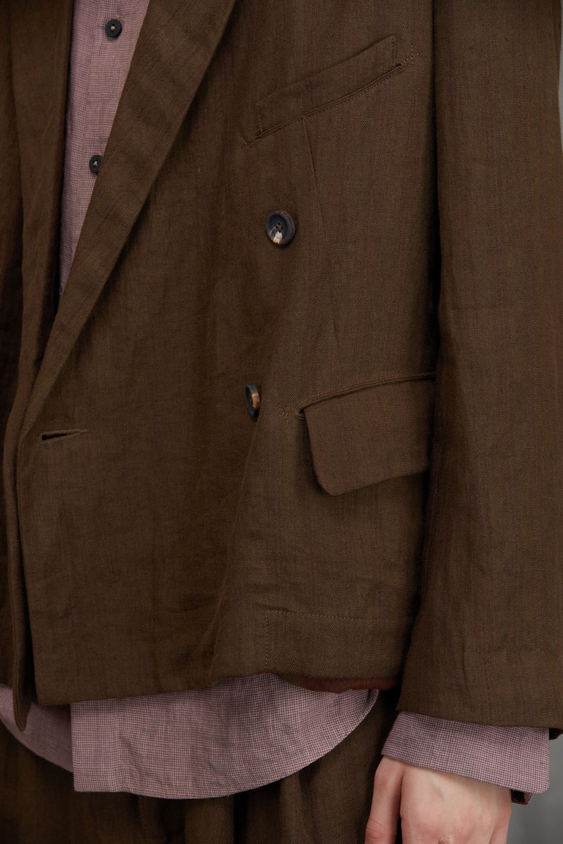DOUBLE BREASTED SHORT JACKET