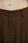STRIPED FRONT PLEAT TROUSERS