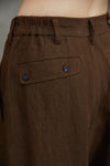 STRIPED FRONT PLEAT TROUSERS