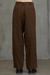 STRIPED FRONT PLEAT TROUSERS